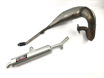 Yamaha DT 125 R DE03 [2000] - Exhaust system Giannelli exhaust manifold rear silencer end pot