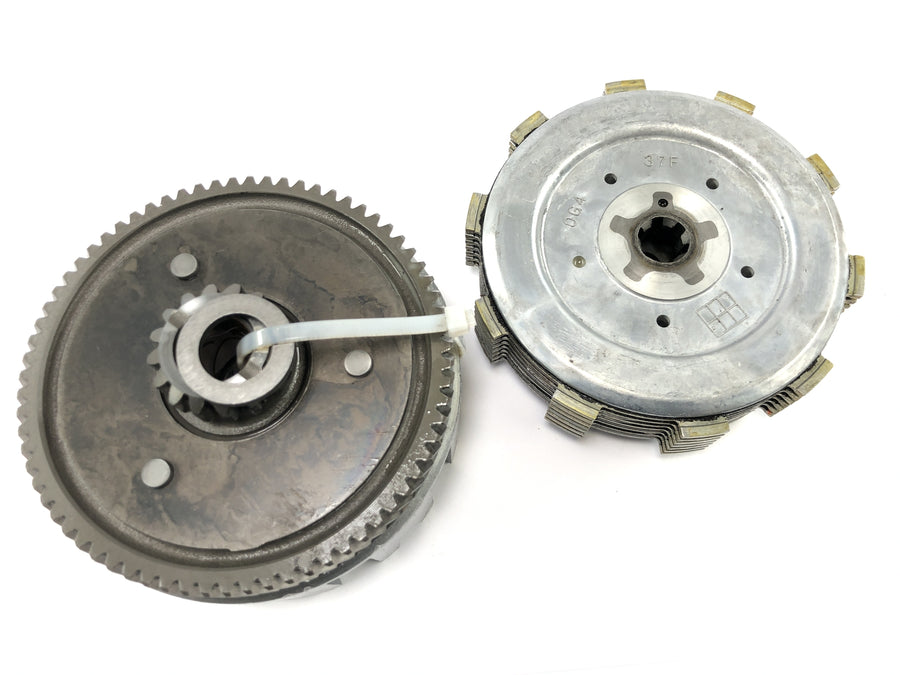 Yamaha DT 125 R DE03 [2000] - clutch complete clutch basket clutch package