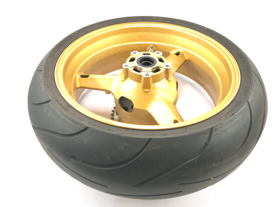 Suzuki GSX R 1000 WVBZ K3 [2003] - Rear wheel rim wheel 6.00 x 17" gold