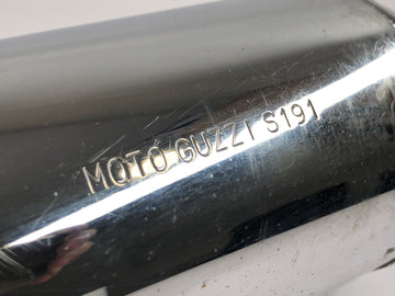 Moto Guzzi V65 Custom [1985] - Exhaust silencer end pot chrome left - 0