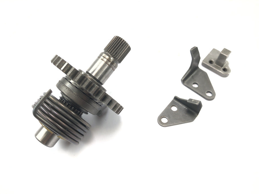 Kawasaki W 650 EJ650A [1999] - Kickstarter shaft kickstart axle gear