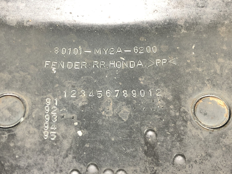 Honda NX 650 Dominator RD02 [1994] - Rear fender rear fender wheel cover