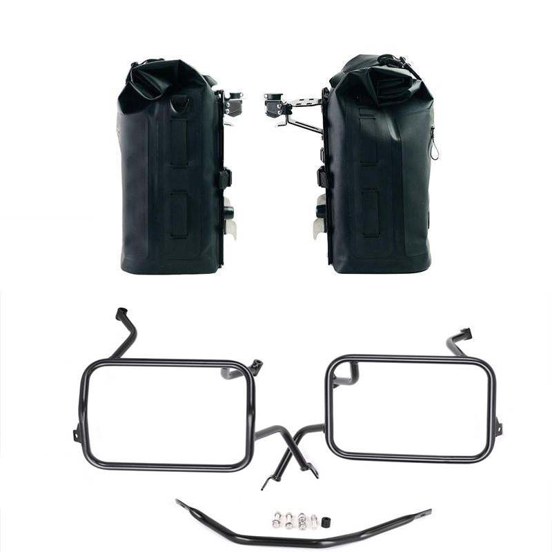BMW F 450 GS [2026-] - Two Khali side bags TPU 35L - 45L + Pair of aluminum plates + Atlas aluminum saddlebag frame