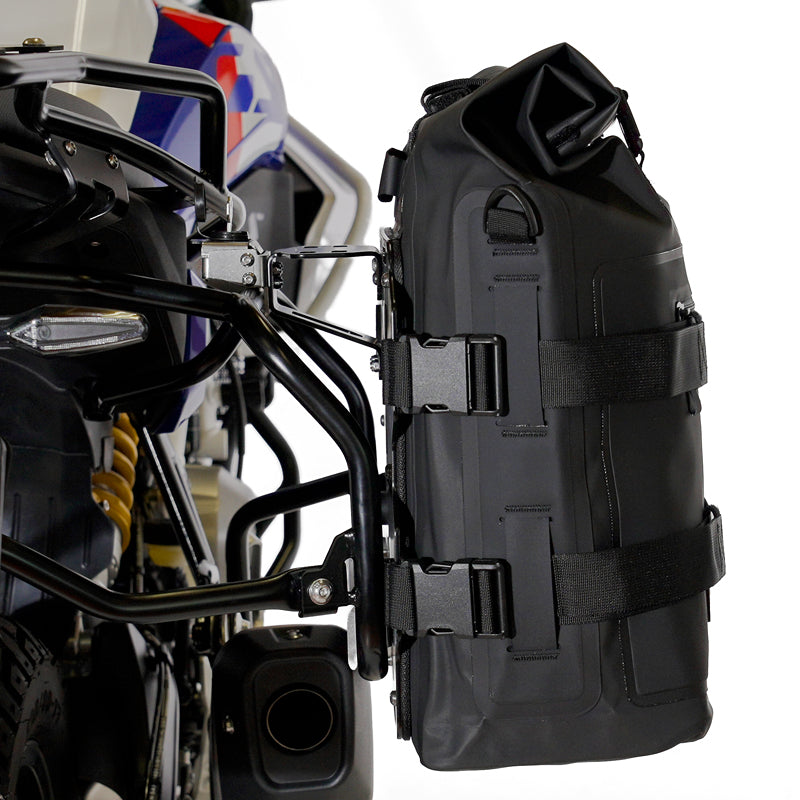 BMW F 450 GS [2026-] - Two Khali side bags TPU 35L - 45L + Pair of aluminum plates + Atlas aluminum saddlebag frame