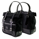 BMW R nineT 1200 Urban G/S (hoher Auspuff) [2017-2023] - Zwei universelle Segeltuch-Satteltaschen