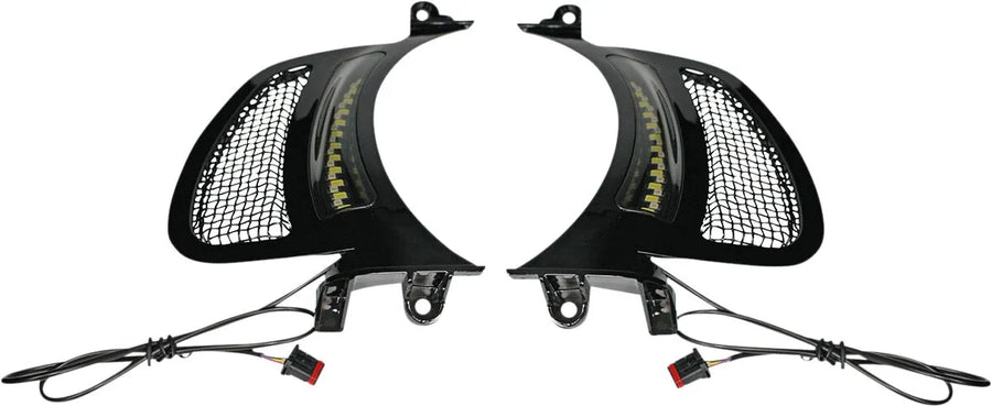 harley-davidson road glide [CUSTOM DYNAMICS] – Genesis® 4 Dynamic LED Road Glide® ventilation inserts