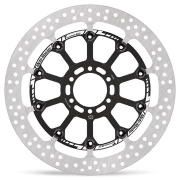 BMW S 1000 HP4 RACE Hp4 Race [2018] - HALO series T-Floater brake disc - surface: black, stainless steel - picture 1