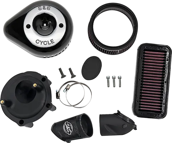 Indian PURSUIT 108 Limited Premium [2025-2026] - Stealth Luftfilter-Kit mit Abdeckung – Oberfläche: Schwarz – Bild 3