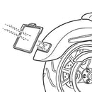 Harley Davidson Fxdrs 114 [HEINZ BIKES] – Spacer cube for license plate mounting