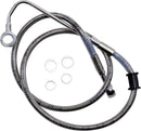 harley davidson flfb [DRAG SPECIALTIES] – Extended stainless steel brake line-2