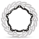 Triumph Scrambler 400 X [2024-2026] - FLAME Schwimmende Alu-Bremsscheibe – Ausführung: Black Aluminum Carrier – Bild 1