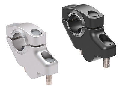 Kawasaki Z7 Hybrid [2024-] - handlebar risers with offset silver