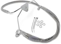 Harley Davidson Flhtcui [DRAG SPECIALTIES] - Stainless Steel Brake Line Kit, Extended
