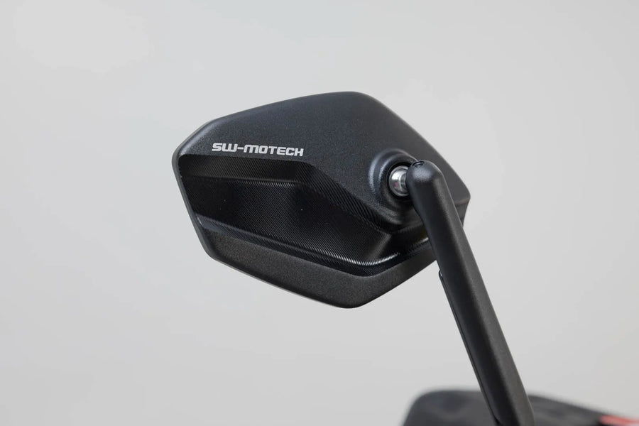aprilia shiver 900 abs [SW-MOTECH] – sports mirror set, long mirror arm