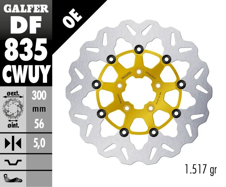 Harley-Davidson XL 1200 C Sportster Custom [2020] - brake discs - surface: gold, silver - picture 2