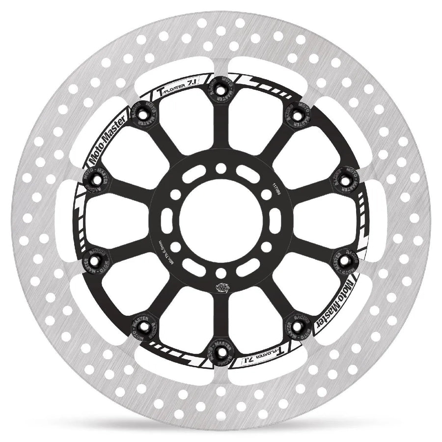BMW S 1000 HP4 RACE Hp4 Race [2018] - HALO series T-Floater brake disc - surface: black, silver - picture 1