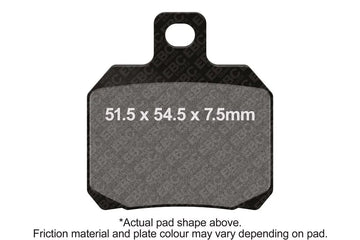 ducati monster 821 [EBC] – Extreme Performance Sintered “EPFA” brake pads