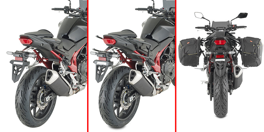 Honda CB 750 und CB 500 Hornet – Givi Remove-X Seitentaschenhalter