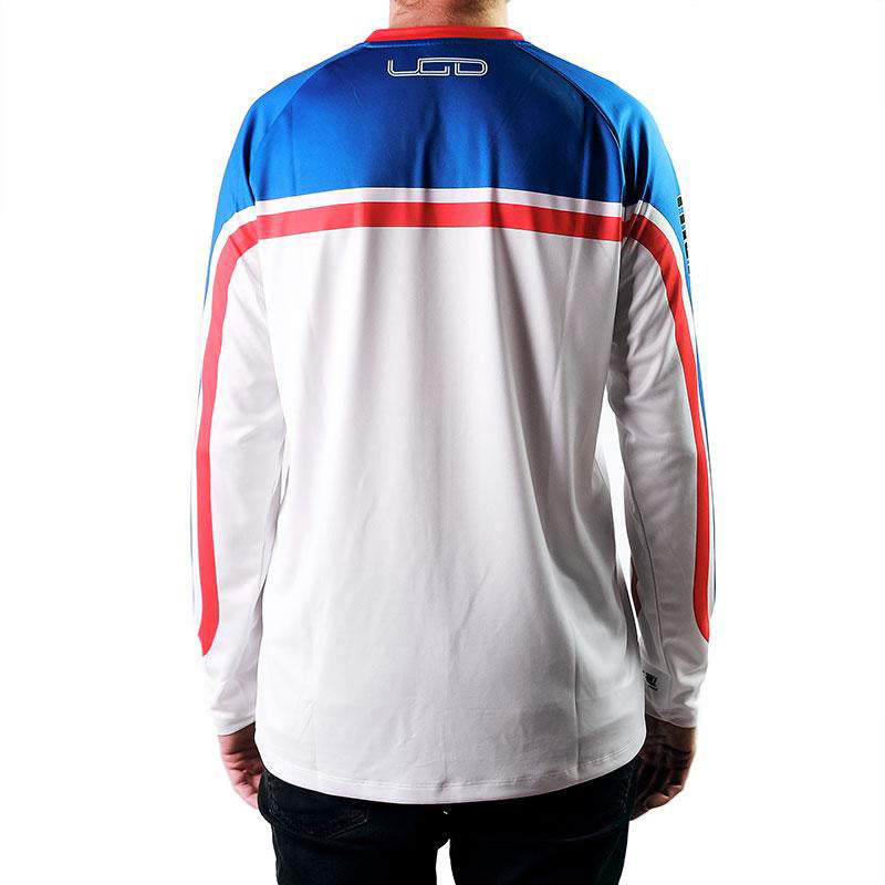 BMW R nineT 1200 Urban G/S (hoher Auspuff) [2017-2023] - Renntrikot Unit Garage – Pepsi