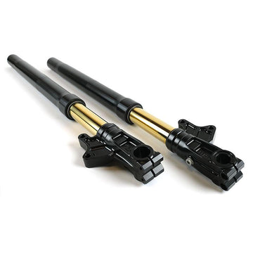 BMW R nineT 1200 Urban G/S (niedriger Auspuff) [2017-2023] - Öhlins USD High Fork Kit + Unit Garagenplatten und Füße (hohe Version)