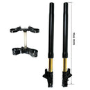 BMW R nineT 1200 Scrambler [2016-2023] - Öhlins USD LOW Gabel-Kit + Einheit Garagenplatten und Füße (niedrige Version)