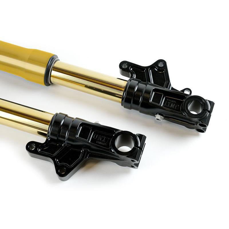 BMW R nineT 1200 Scrambler [2016-2023] - Öhlins USD LOW Gabel-Kit + Einheit Garagenplatten und Füße (niedrige Version)