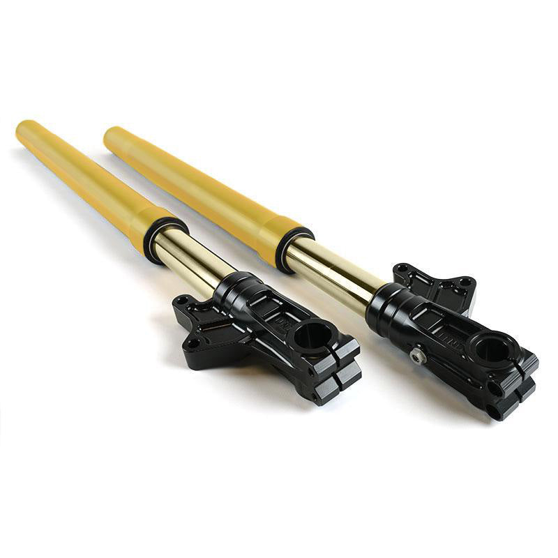 BMW R nineT 1200 Pure [2017-2023] - Öhlins USD-Gabelsatz + Einheit Garagenplatten und -füße (Standardhöhe)