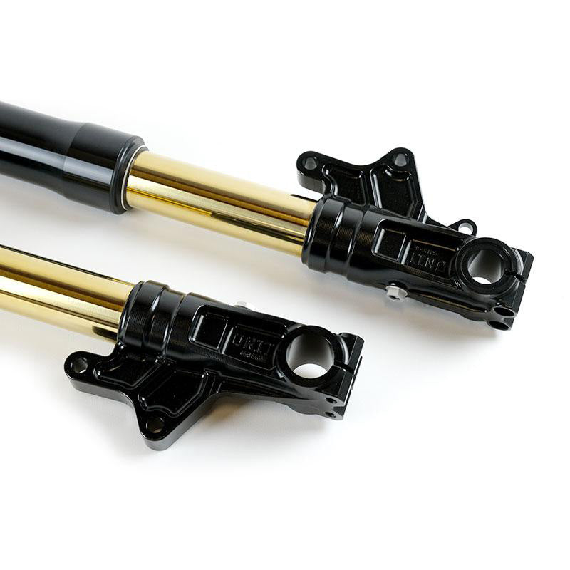 BMW R nineT 1200 Pure [2017-2023] - Öhlins USD LOW Gabel-Kit + Einheit Garagenplatten und Füße (niedrige Version)