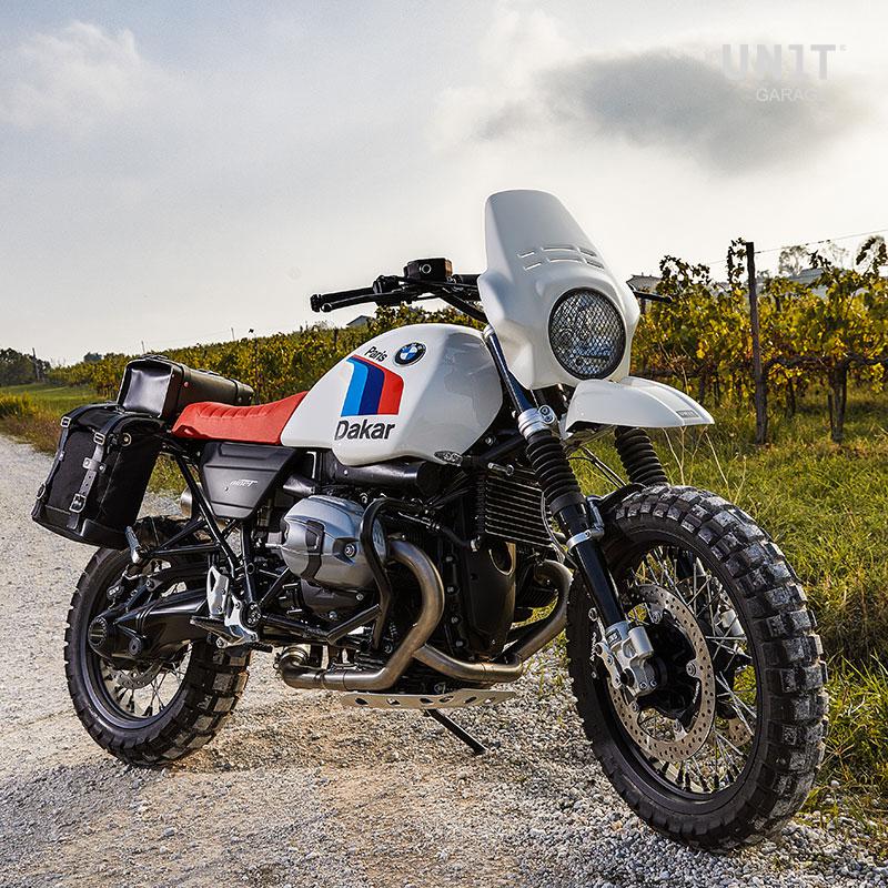 BMW R nineT 1200 Urban G/S (low exhaust) [2017-2023] - PARIS DAKAR kit with accessories