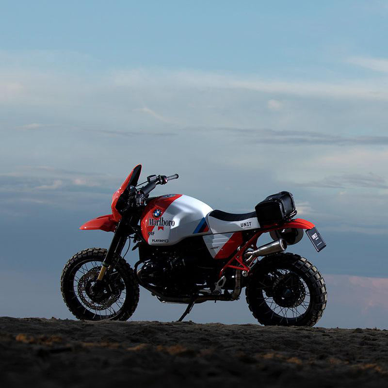 BMW R nineT 1200 Urban G/S (hoher Auspuff) [2017-2023] - PARIS DAKAR GR86 Kit mit Zubehör