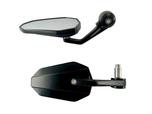 Handlebar end mirrors 2 pieces [E-mark] - Triumph Tiger 855i 900 955i 1050 1200