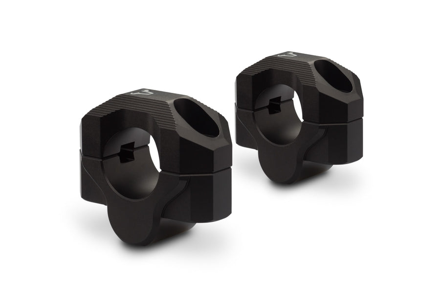 KTM 990 Adventure [2012-2013] - handlebar risers for Ø 28 mm handlebars, 30 mm, black – picture 1