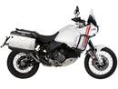 Ducati DesertX [2022-2026] - Kofferträgerset Cutout schwarz inkl. Xplorer Cutout silber Kofferset