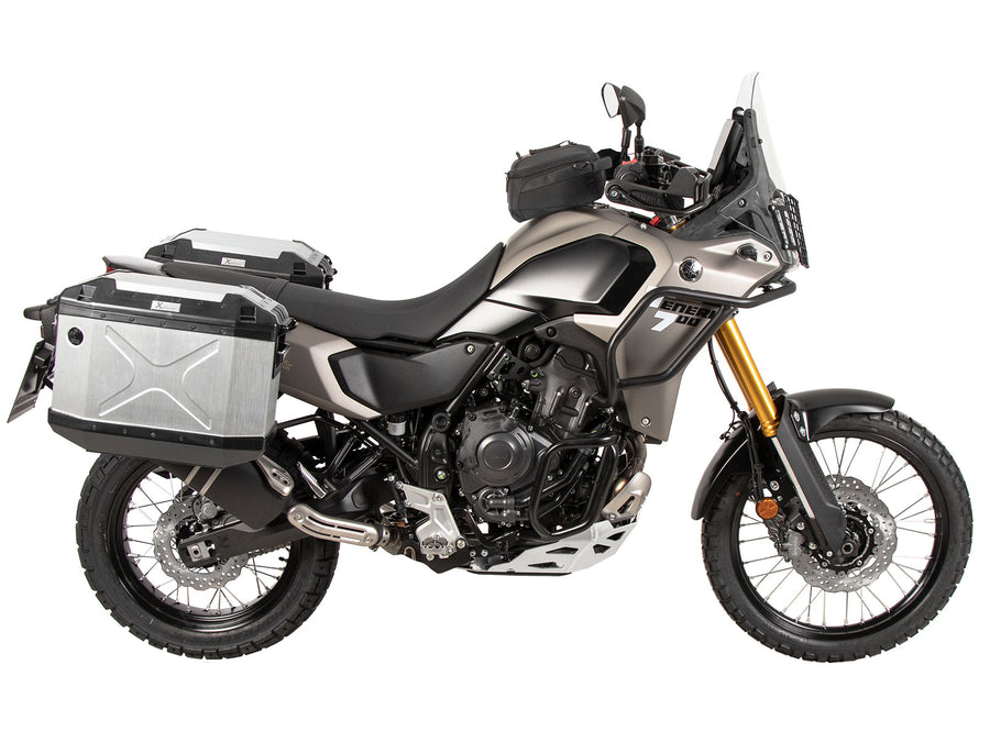 Yamaha Ténéré 700 Rally [2025-2026] - Kofferträgerset Cutout Edelstahl / silber