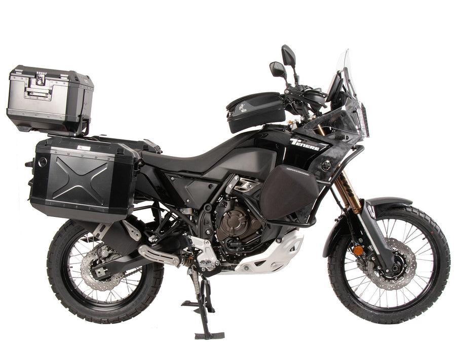 Yamaha Ténéré 700 [2022-2024] - Kofferträgerset Cutout schwarz inkl. Xplorer Cutout Kofferset