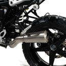 BMW R nineT 1200 Urban G/S (hoher Auspuff) [2017-2023] - niedriger Schalldämpfer + Unterstützung