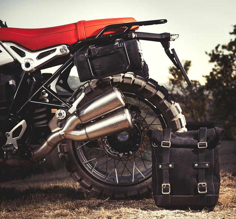 BMW R nineT 1200 Pure [2017-2023] - Doppelauspuff aus Titan mit sichtbaren Schweißnähten