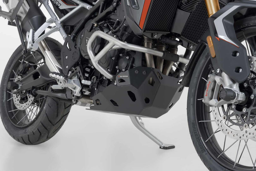 [SW-MOTECH] - Engine protection black for Tiger 900 models, for original crash bars – picture 2