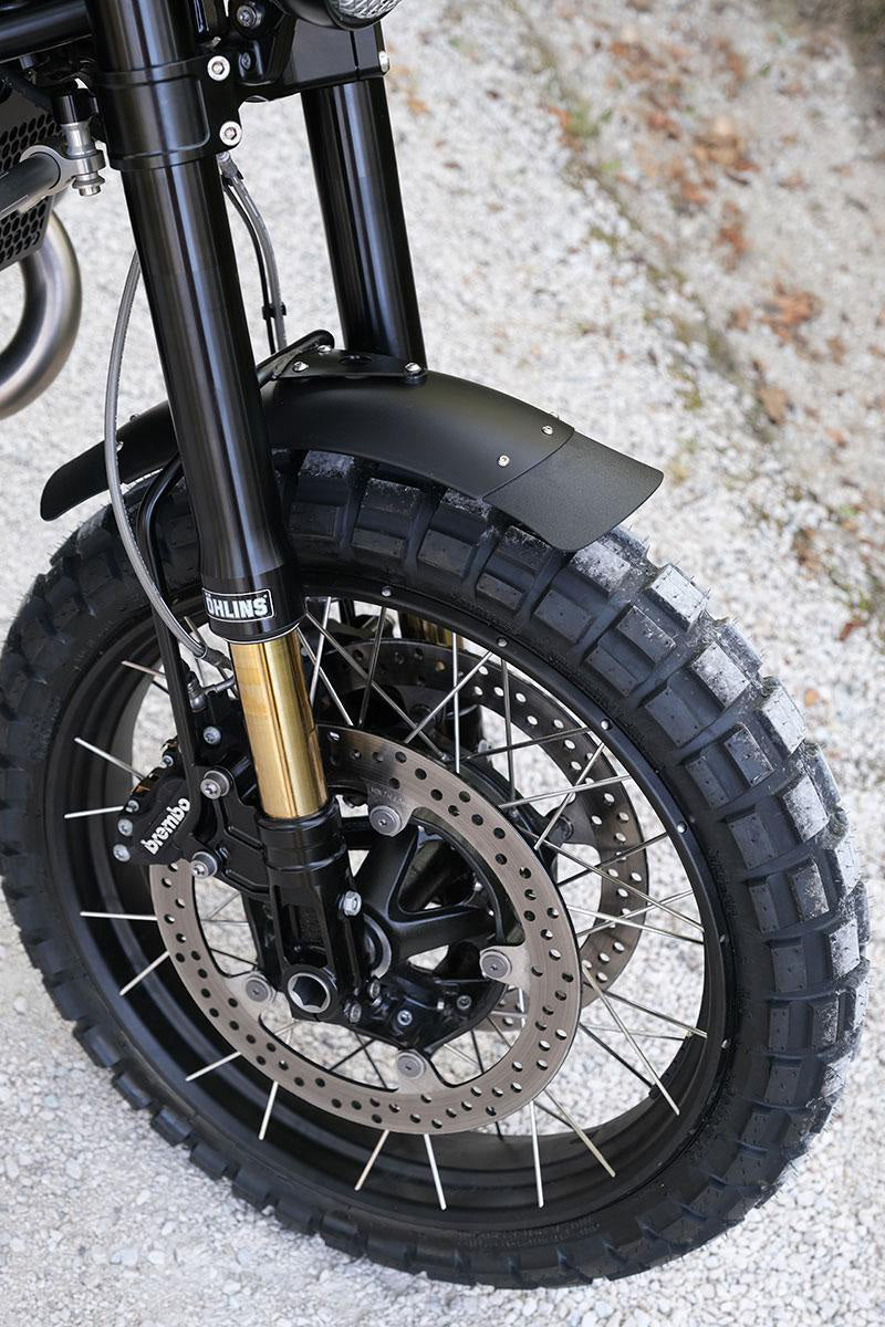 BMW R nineT 1200 Urban G/S (niedriger Auspuff) [2017-2023] - Vorderradschutzblech mit Gabelstütze cod 2904