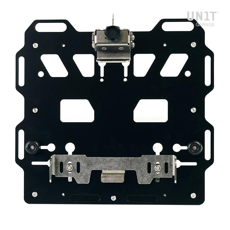BMW R nineT 1200 Scrambler [2016-2023] - Aluminiumplatte + Schnellkupplung und Schloss aus Edelstahl