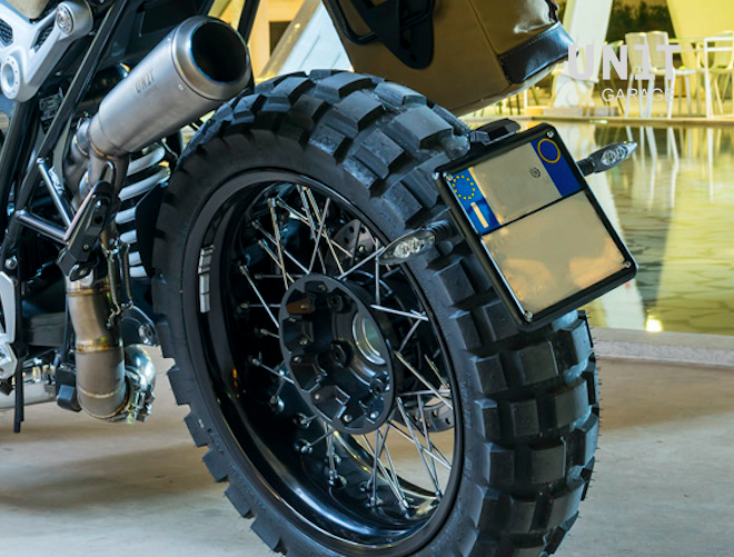 BMW R nineT 1200 Urban G/S (niedriger Auspuff) [2017-2023] - Niedriger Kennzeichenhalter