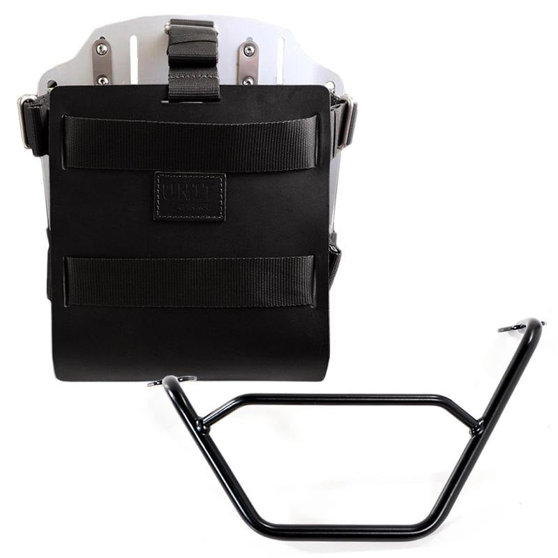 BMW R 1200 GS ADV LC [2014-2018] - Aluminium-Taschenhalter mit verstellbarer Lederfront, Schnellkupplung und Rahmen