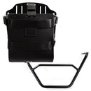BMW R 1200 GS ADV LC [2014-2018] - Aluminium-Taschenhalter mit verstellbarer Lederfront, Schnellkupplung und Rahmen