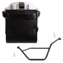 BMW R 1150 GS Adventure [2002-2006] - Aluminum bag holder with leather front, quick coupling and left frame
