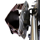 BMW R nineT 1200 Pure [2017-2023] - Aluminium-Taschenhalter mit verstellbarer Lederfront, Schnellkupplung und Rahmen