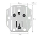 BMW R 1200 GS ADV LC [2014-2018] - Aluminium-Taschenhalter mit verstellbarer Hypalon-Front und Schnellkupplung + Rahmen