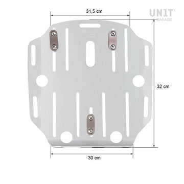 BMW R 850 R / R 1100 R [1993-2002] - Aluminium-Taschenhalter mit verstellbarer Khali-Vorderseite in Hypalon