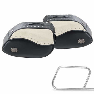Motorcycle bag [Hepco & Becker] - saddlebags Ivory - tube pannier holder