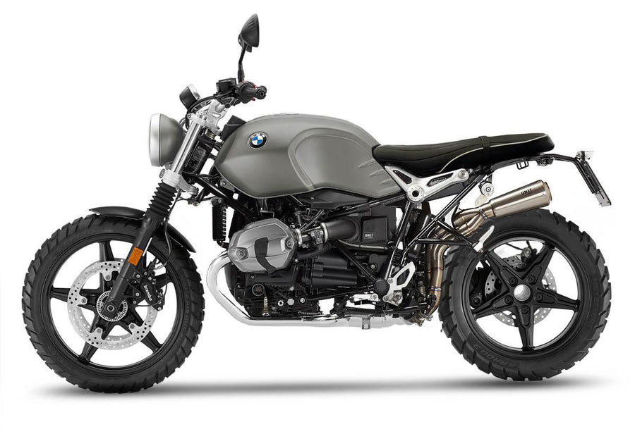 BMW R nineT 1200 Pure [2017-2023] - Zweisitzer-Sattel in Sky Black