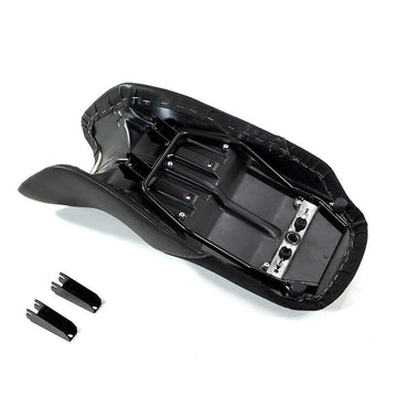 BMW R 1150 R [2000-2006] - Brauner Leder- und Canvas-Sattel für